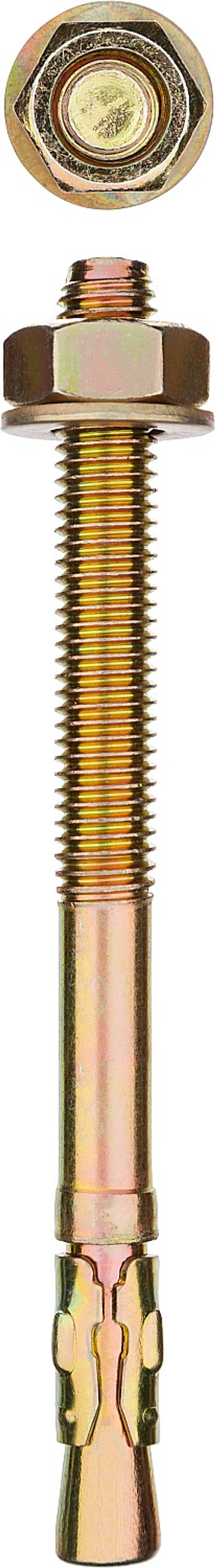 ЗУБР М16 х 220 мм, 6 шт, клиновой анкер (302032-16-220)