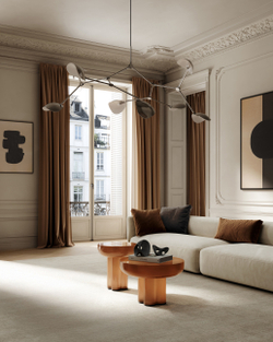 Стол 101 Copenhagen Crown Table, Tall, Caramel, стекло