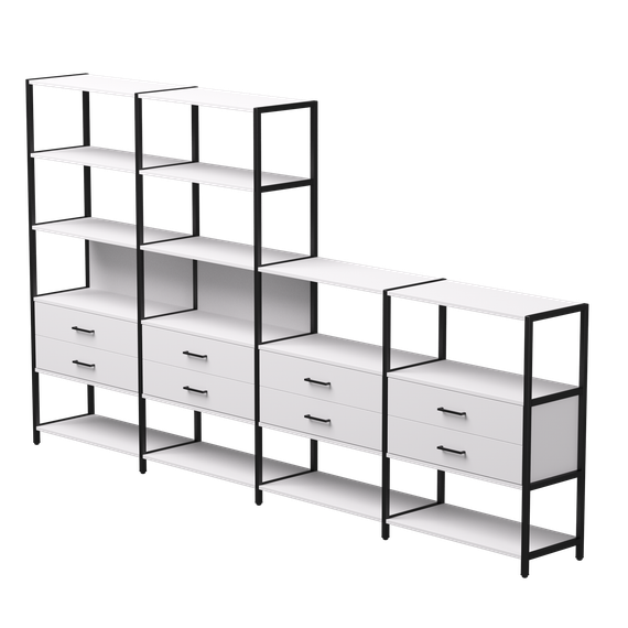 Набор стеллажных систем №13 Everprof EVO 3245x385x1840