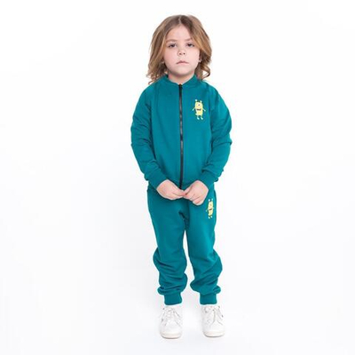 Комплект для девочек джемпер+трико р.98см. изумрудный 9436748