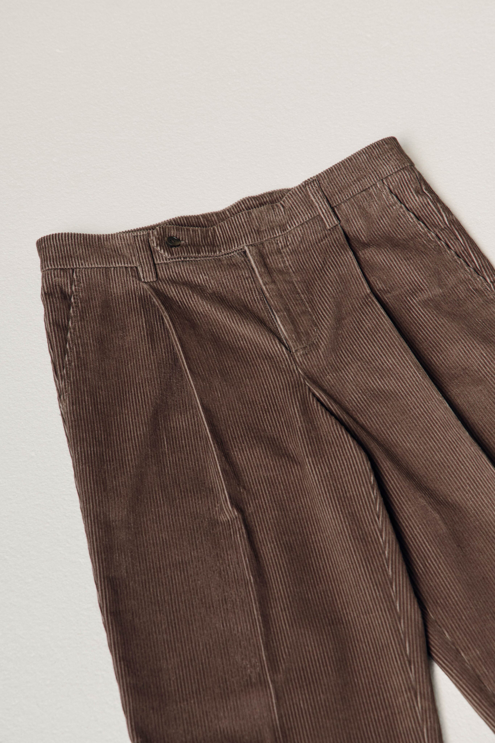 Брюки вельветовые кофейные