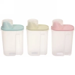 Банка для продуктов пластиковая 2,5л со стаканчиком