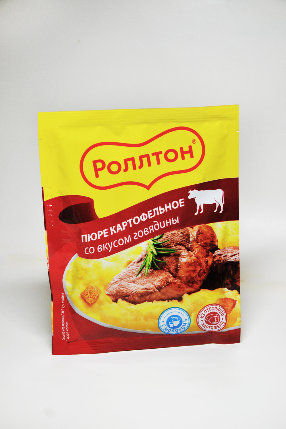 Пюре Роллтон картофельное с говядиной 34г