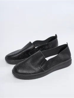 Мокасины летние с перфорацией