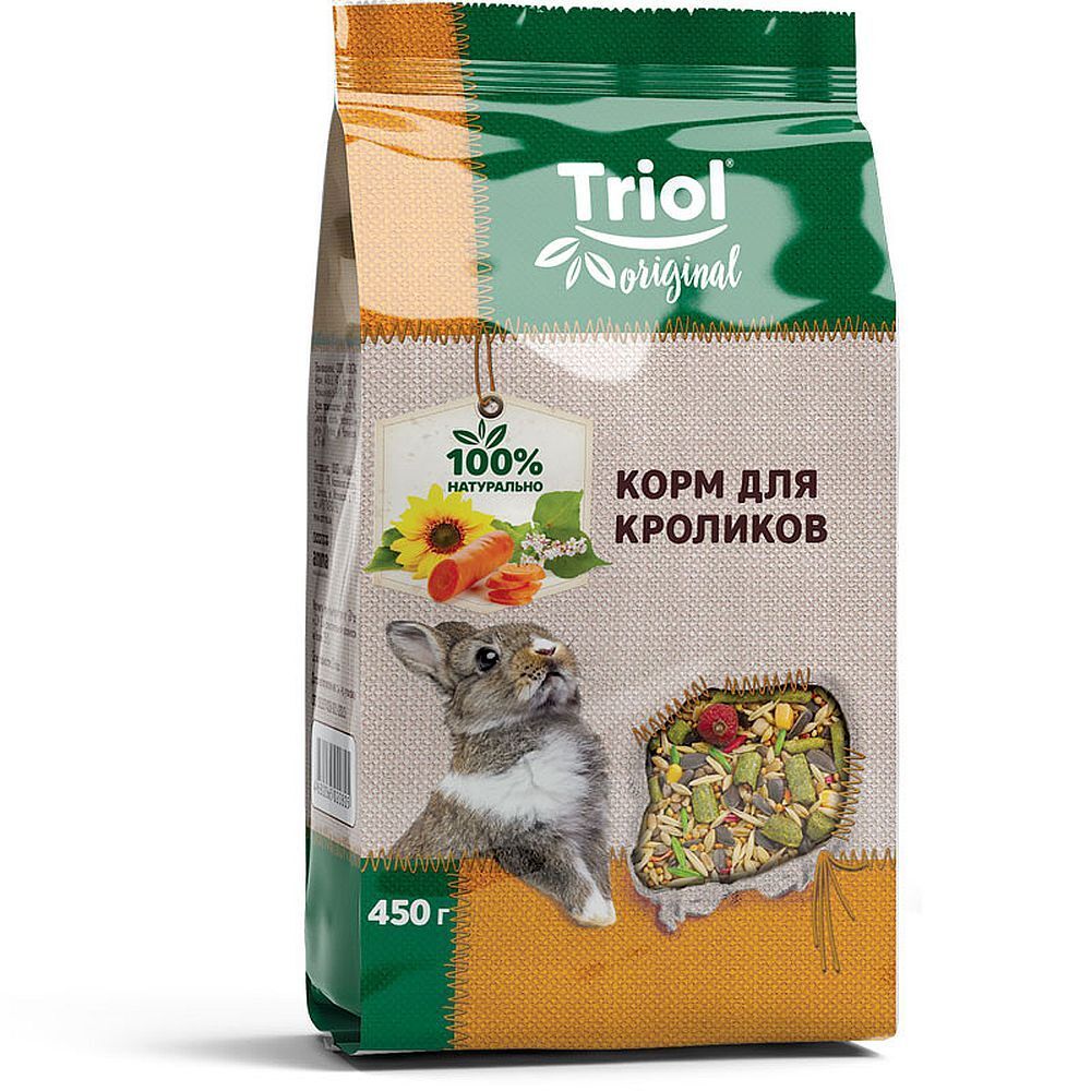 Корм Triol Original для кроликов, 450г