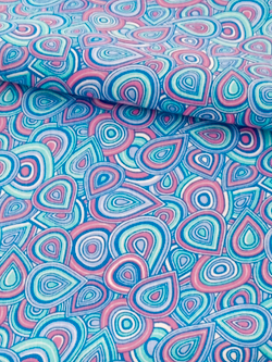 Ткань бязь плательная, рис. "Пейсли", ширина 150 см, арт. 161