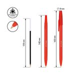 Набор шариковых ручек 4цв. Стамм РШ07, 1мм, цветной корпус