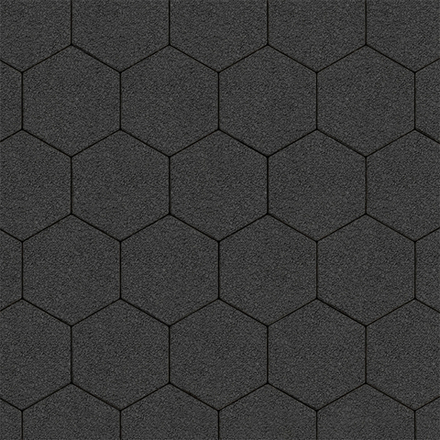 Тротуарная плитка СОТЫ - Гранит Черный