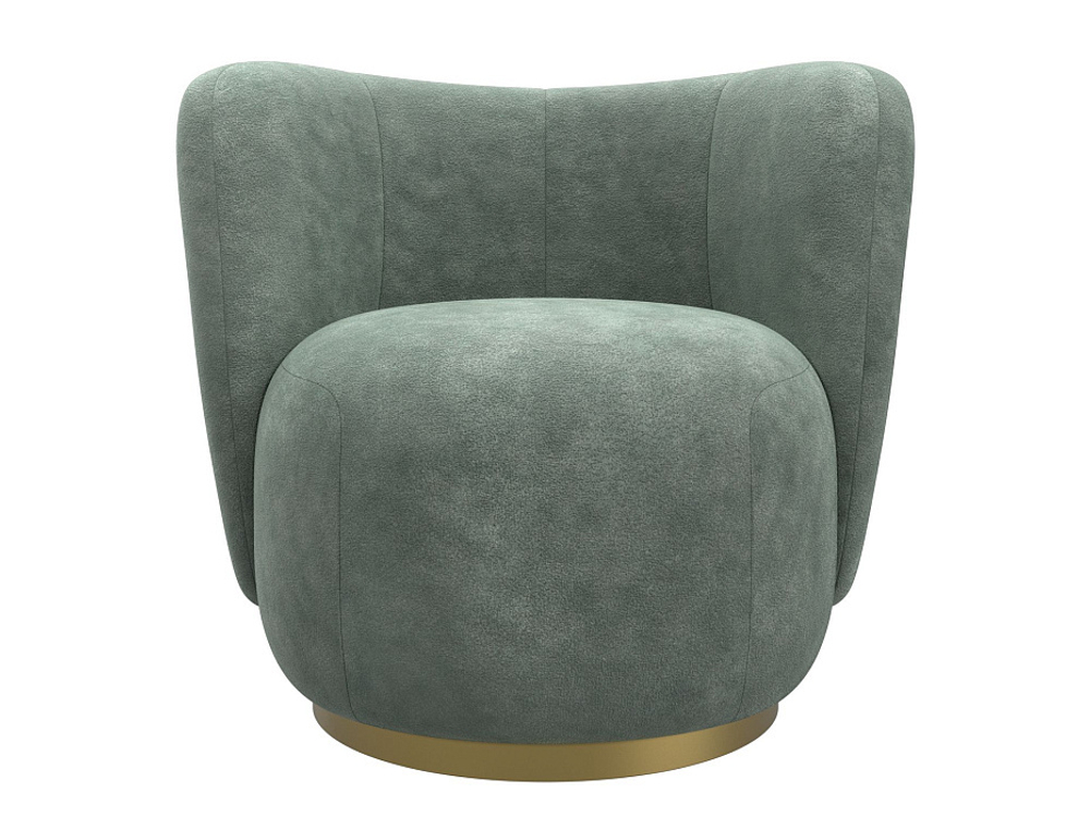 Кресло Лига-072, велюр BRUT 08 зеленый, Велюр, 131005