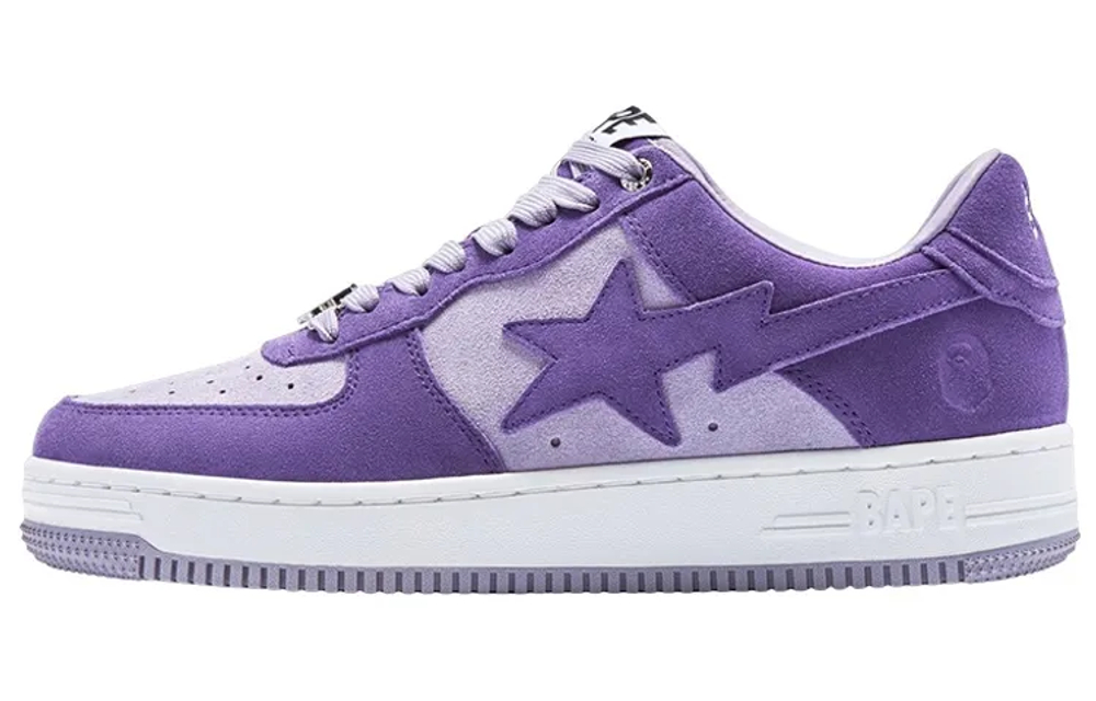 Bape A Bathing Ape Bape Sta Suede Purple 2022