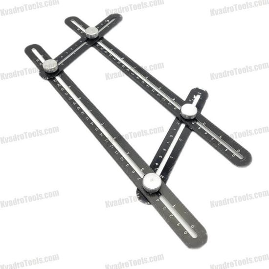 Металлическая линейка с фиксацией углов