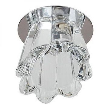 Спот ERA CH/WN "Колокол"хром прозрачный цоколь G9