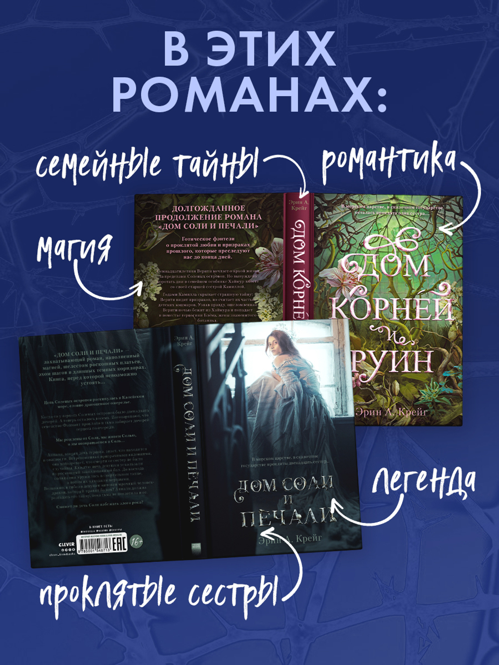Комплект книг "Дом соли и печали", "Дом корней и руин"