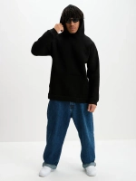 Худи оверсайз с капюшоном и начесом