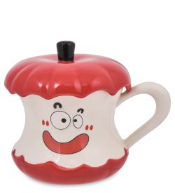 MUG-449/2 Кружка «Хитрый фрукт», красный