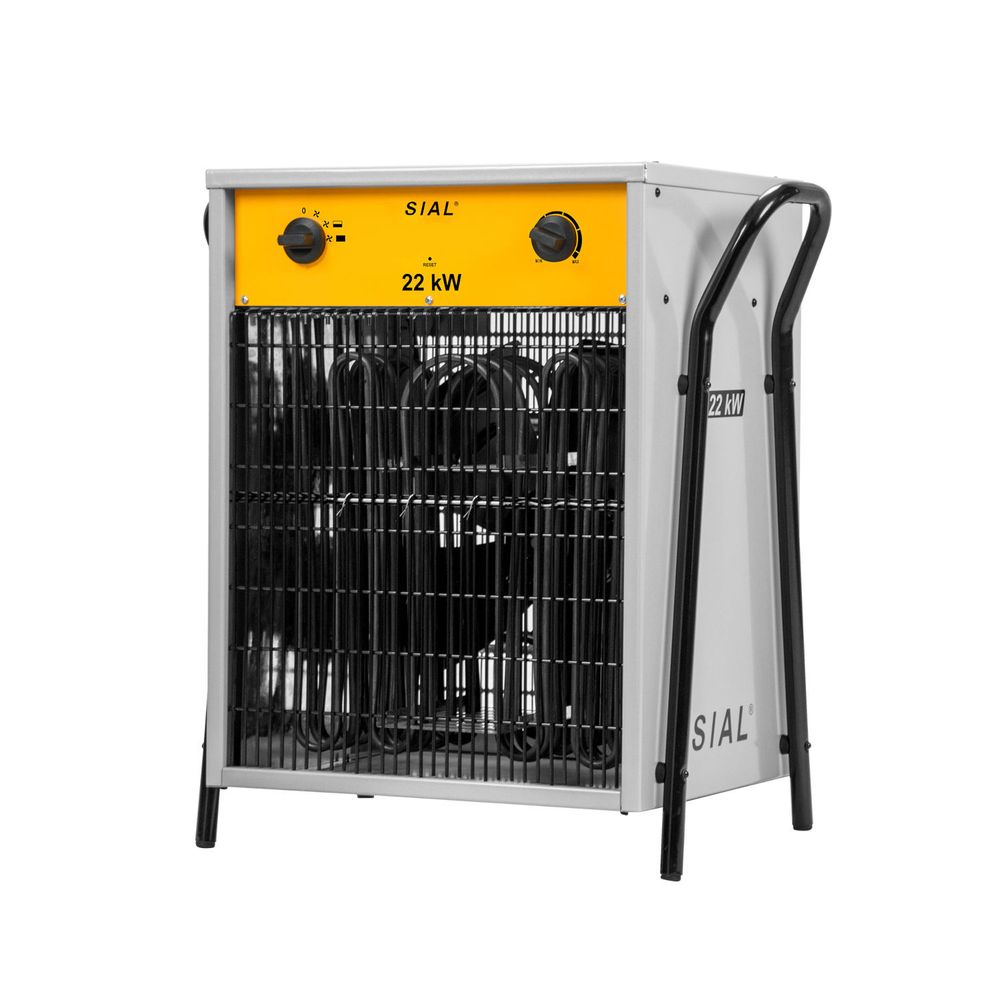 Тепловая пушка электрическая SIAL DA22 - [22 кВт / 380В] промышленный тепловентилятор 2200 м³/ч