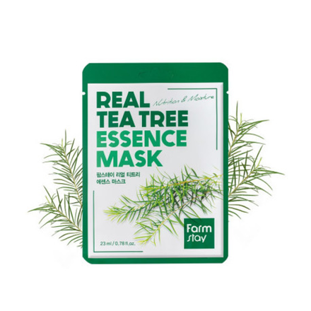 FarmStay Тканевая маска Real Essence Mask Tea Tree - Чайное дерево