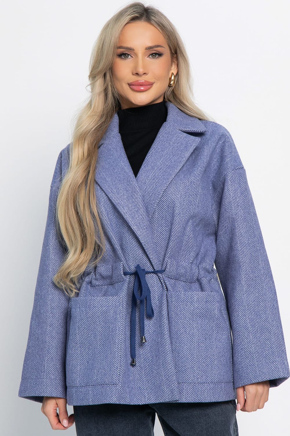 Пальто-пиджак (джинс) Б15085-7М LT Collection