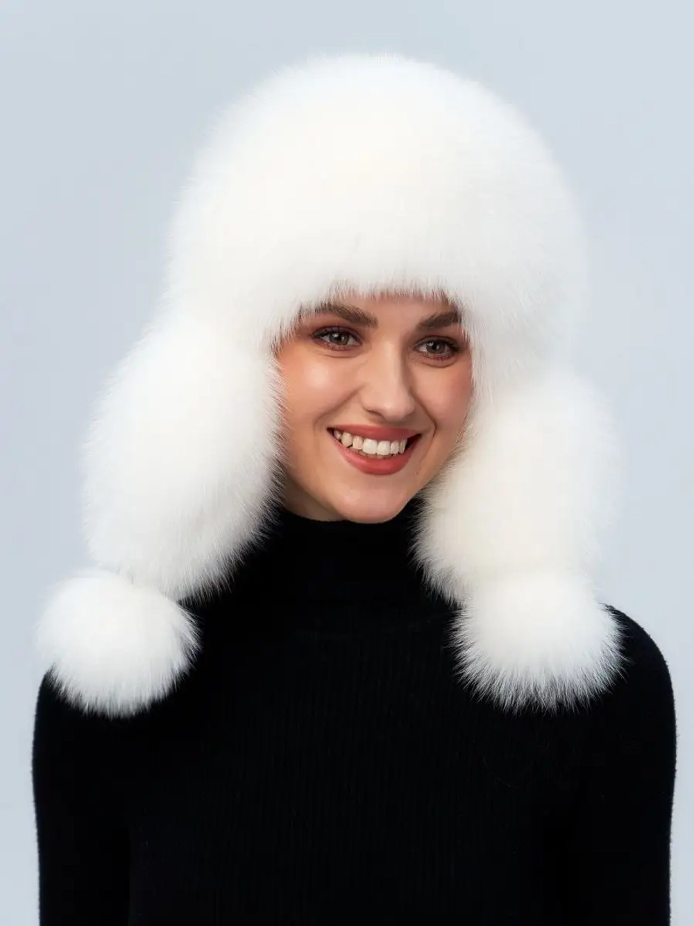 Шапка ушанка зимняя меховая