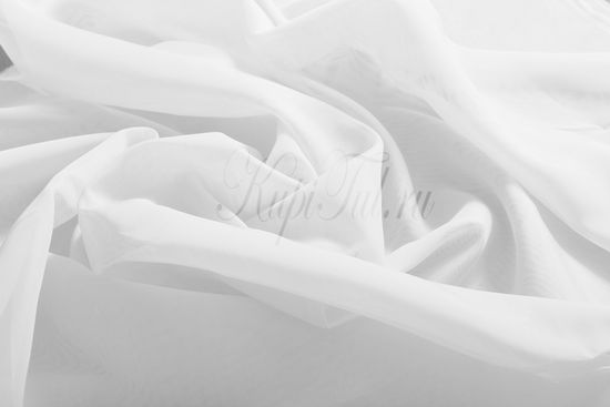 Длинные шторы. Тюль вуаль Classic Voile (white)