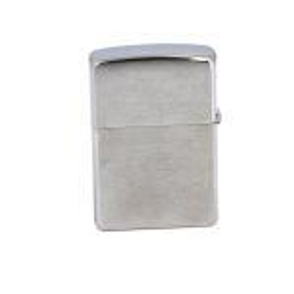 Зажигалка ZIPPO Classic Brushed Chrome™ логотип Zippo с девизом компании на фронтальной поверхности ZP-200 Name in flame