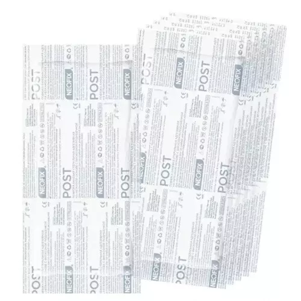 NEOFIX POST, Повязка раневая стерильная адгезивная на нетканой основе с вискозной подушечкой, 25х10 см, 1 шт.