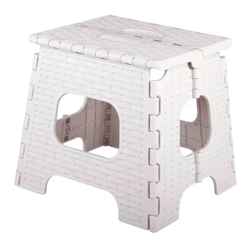 Табурет складной Плетенка (малый) (бежевый)