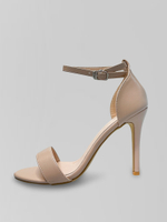 Босоножки Bai Sen Y275-7 однотонные на шпильке с застежкой по ноге