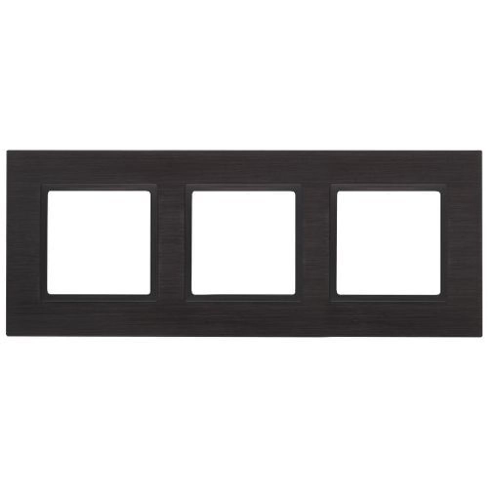 Рамка 3-м 14-5203-05 металл Elegance черный+антрацит ЭРА Б0034555