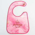 5517451 Нагрудник "Little princess"  непромокаемый на липучке