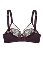 Бюстгальтер Daisy с мягкими чашками (Размер: 75I) (Цвет: сливовый)