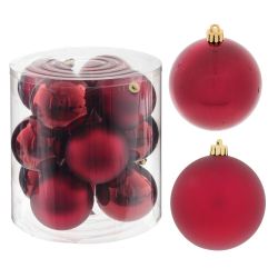 GAEM Набор из 12шт Украшение новогоднее "Шар", D 8 см, L8 W8 H9 см