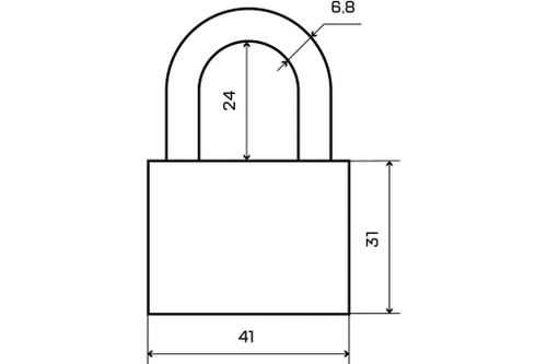 Замок навесной HD 501 (Стандарт)