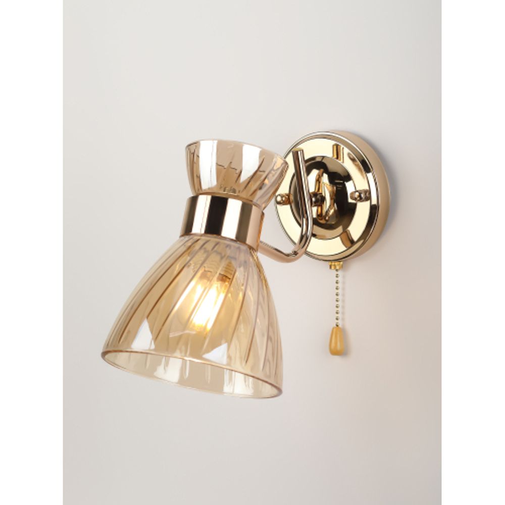 Бра светильник Rivoli Victoria 9183-401 настенный с выключателем 1 х Е27 60 Вт модерн | Rivoli