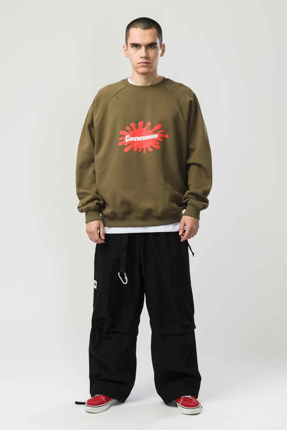 Толстовка Codered крюнек Firm Wide Chanel Зеленая Война