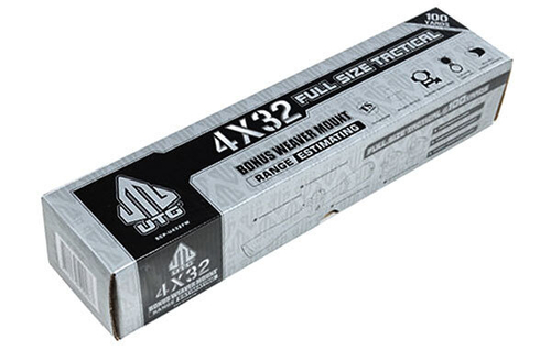 Прицел LEAPERS True Hunter Classic 4x32, сетка MilDot нить (SCP-U432FW)