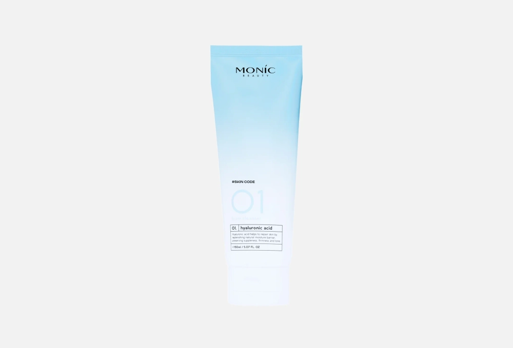 Пенка для умывания с гиалуроновой кислотой Monic beauty hyaluronic acid cleanser,150 мл