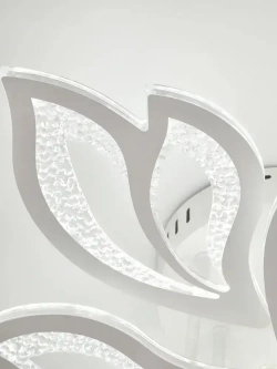 Люстра потолочная светодиодная с пультом ДУ Rivoli белая LED 144 Вт 3000 - 6000 К, светильник на кухню, в детскую, в спальню