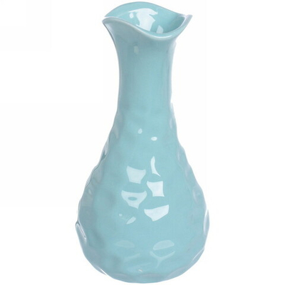 Ваза из керамики «Crispy-Алекс» 17см цвет голубой