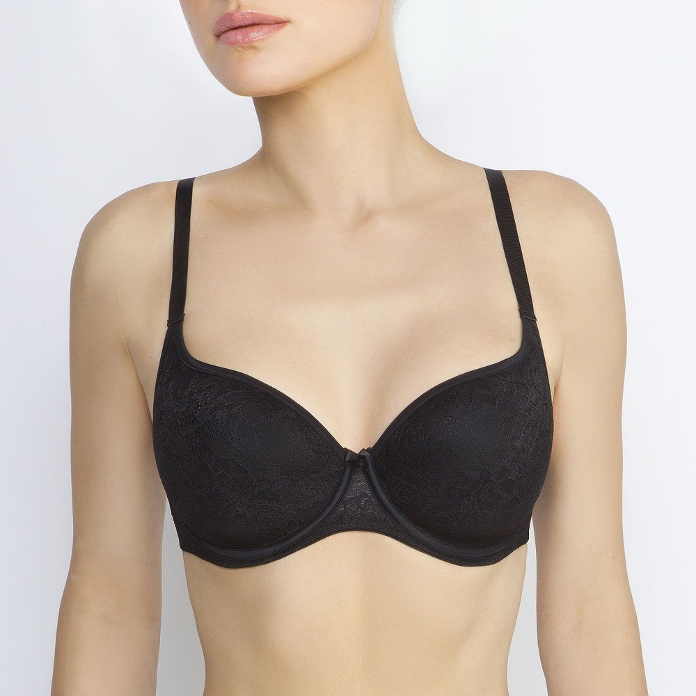 Эффектный бюстгальтер-спейсер на каркасах (Размер: 90F) (Цвет: пудровый)