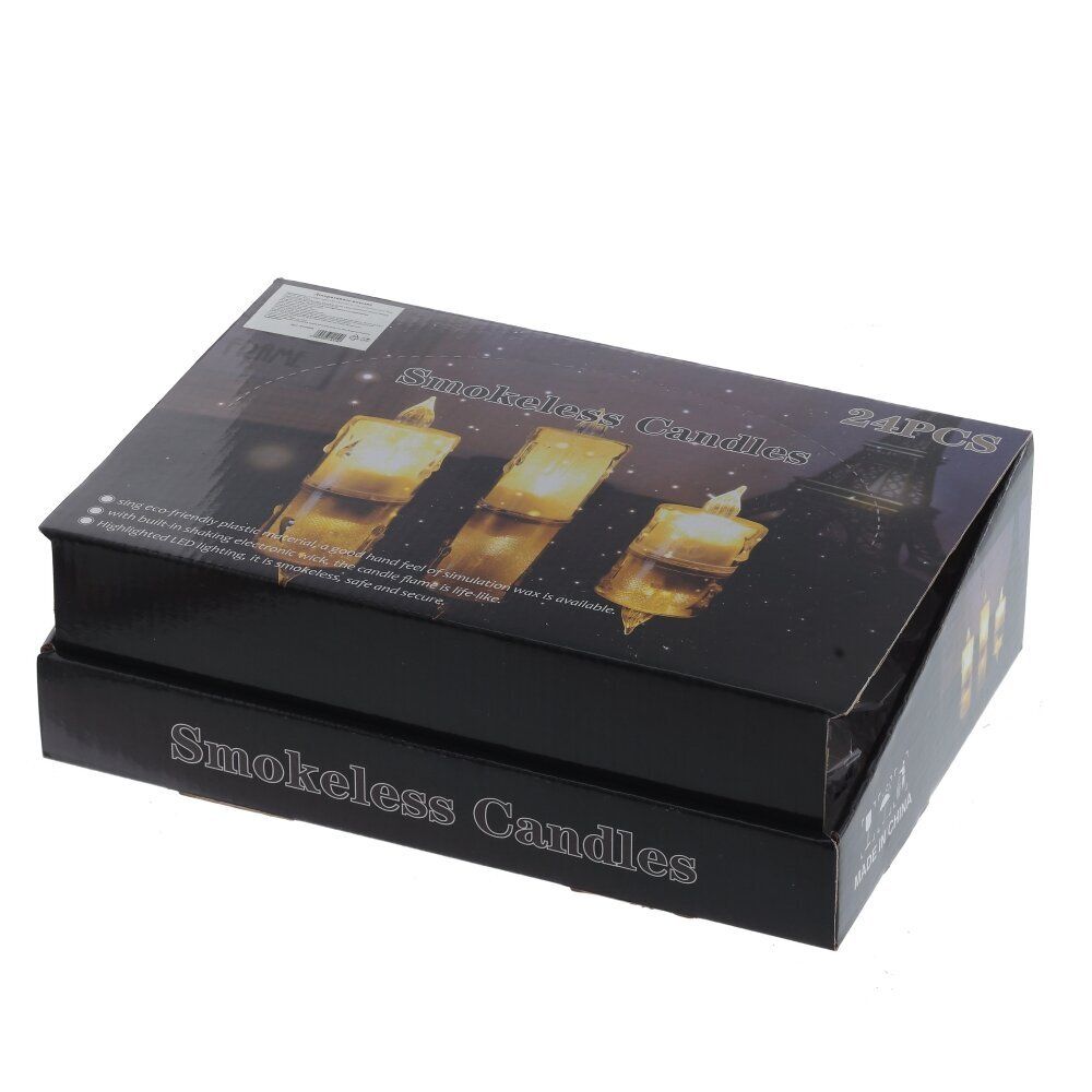 GAEM Изделие декоративное "Свеча" (подсветка, 3xLR54) (блок 24шт), L3,5 W3,5 H6,5 см