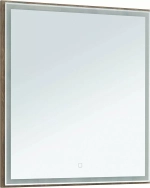Тумба с раковиной Aquanet Nova Lite 75 с зеркалом, 2 дверцы дуб рошелье