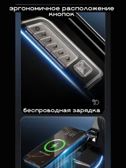 Массажное кресло GTRacer GT-L39S черное золото