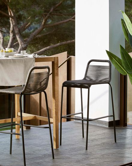 Барный стул Glenville 74 см черный Испания La Forma