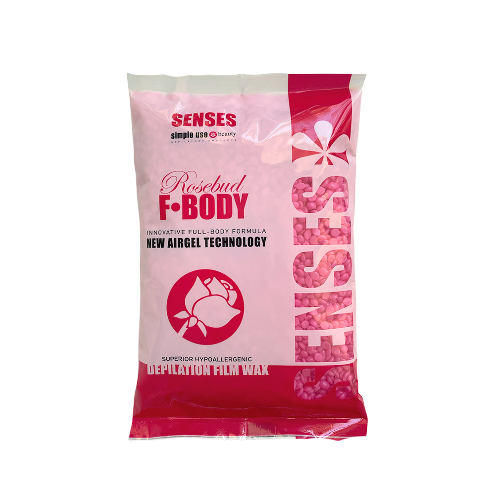SIMPLE USE BEAUTY воск пленочный SENSES Rosebud Full Body синтетический 800 г гранулы