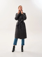 Пальто женское стеганое демисезонное