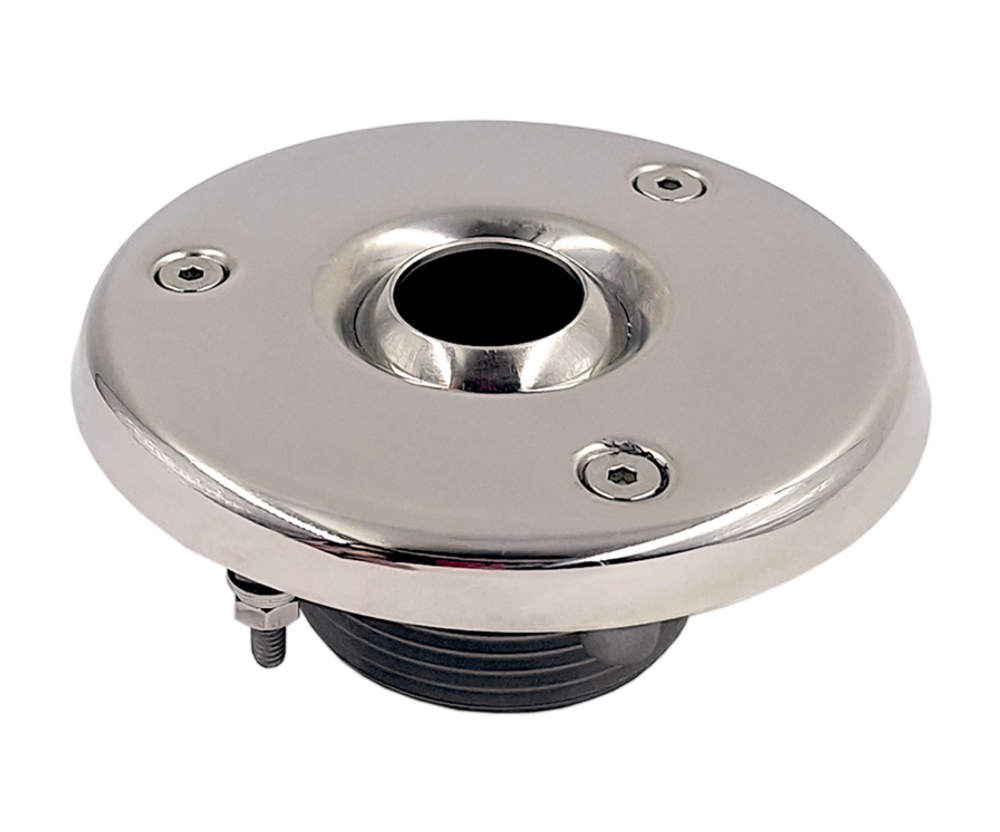 Форсунка стеновая Xenozone 1 1/2'' НР под плитку нержавеющая сталь AISI-316 (ФП.091.5/1)