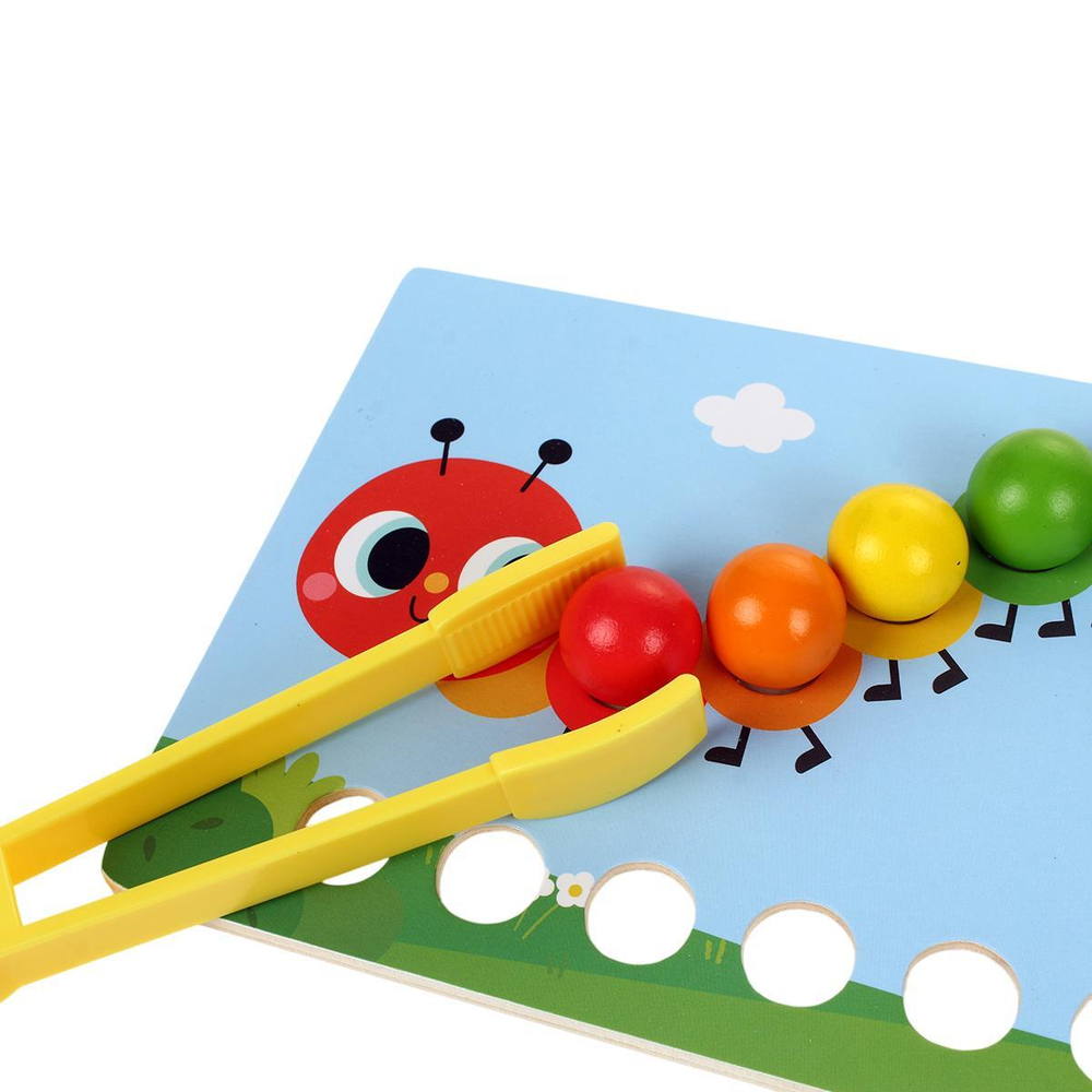 Развивающая игрушка деревянная с шариками мал, коробка C-41936