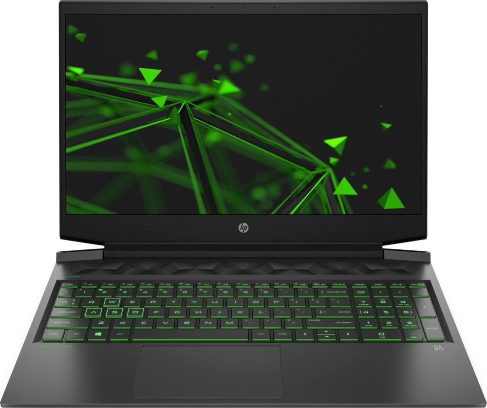 Ноутбук HP Pavilion 16 i5-10300H / 8Gb / SSD 512Gb / NVIDIA GTX1650Ti 4Gb / 16,1 FHD IPS BT Cam / Win10 / Черный(Acid Green) / 2Z7J3EA