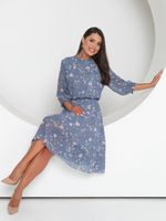 Платье Восхитительный шифон (блу) Diolche